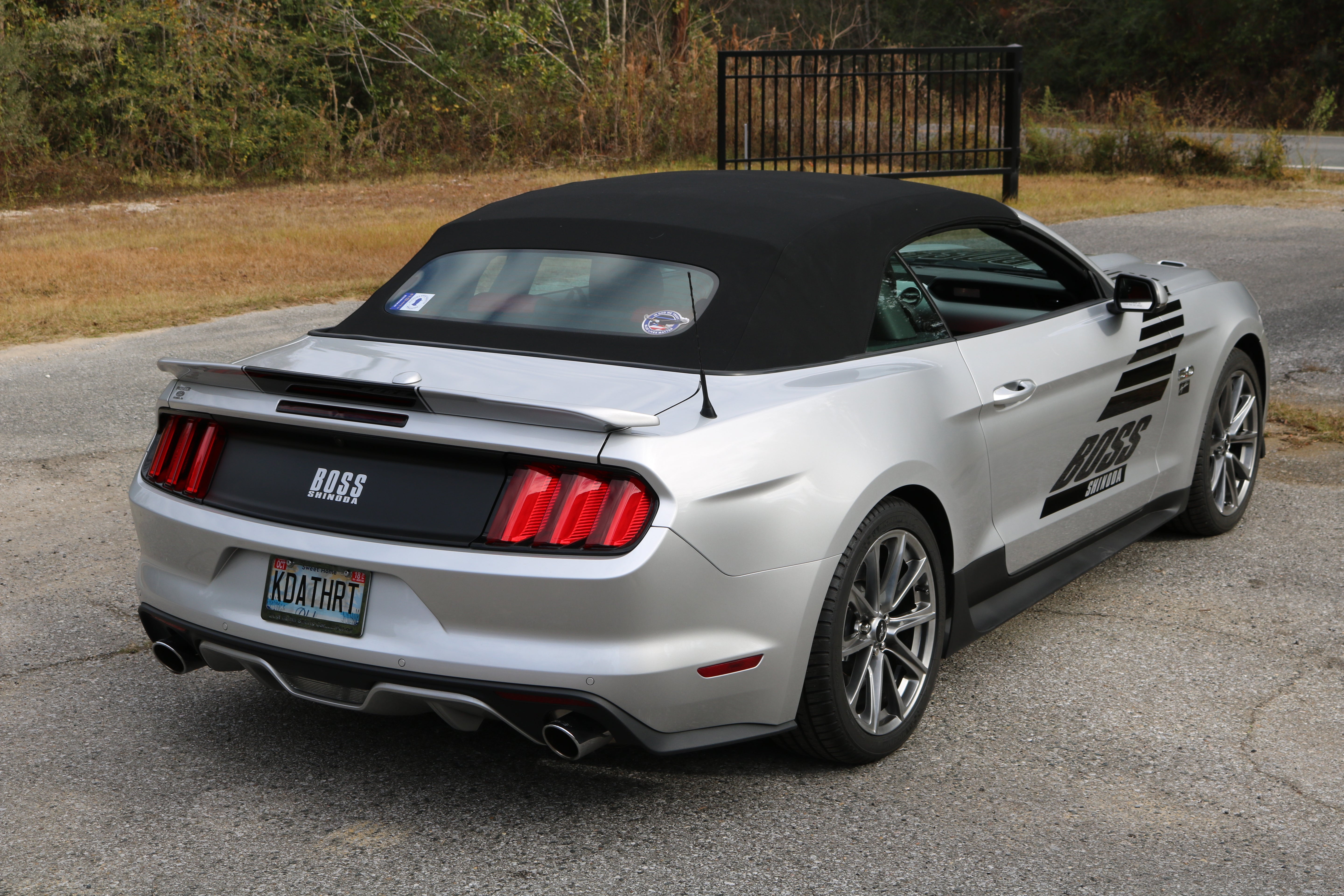 2015 and up Boss Shinoda Rear Wing (Convertible)